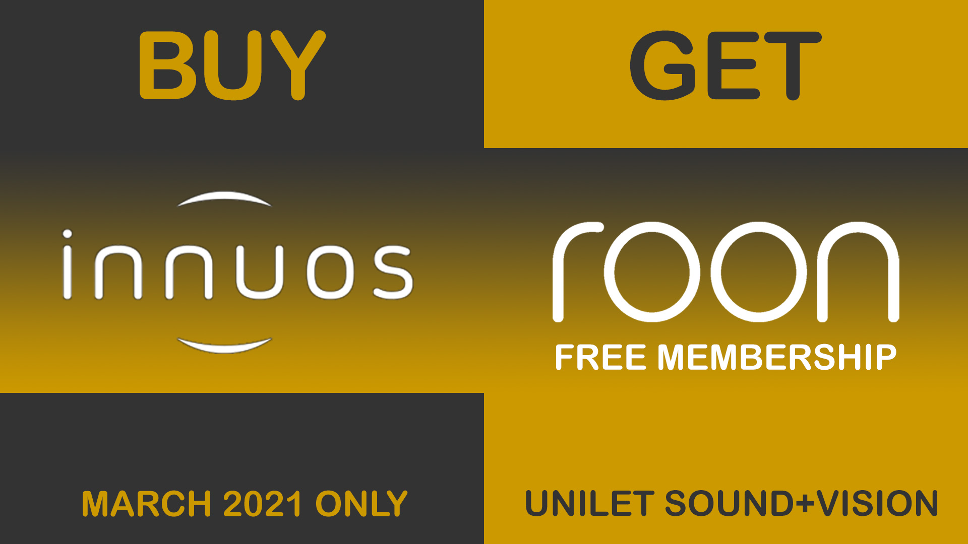 Buy Innuos, Get Free ROON Membership | Unilet Sound & Vision