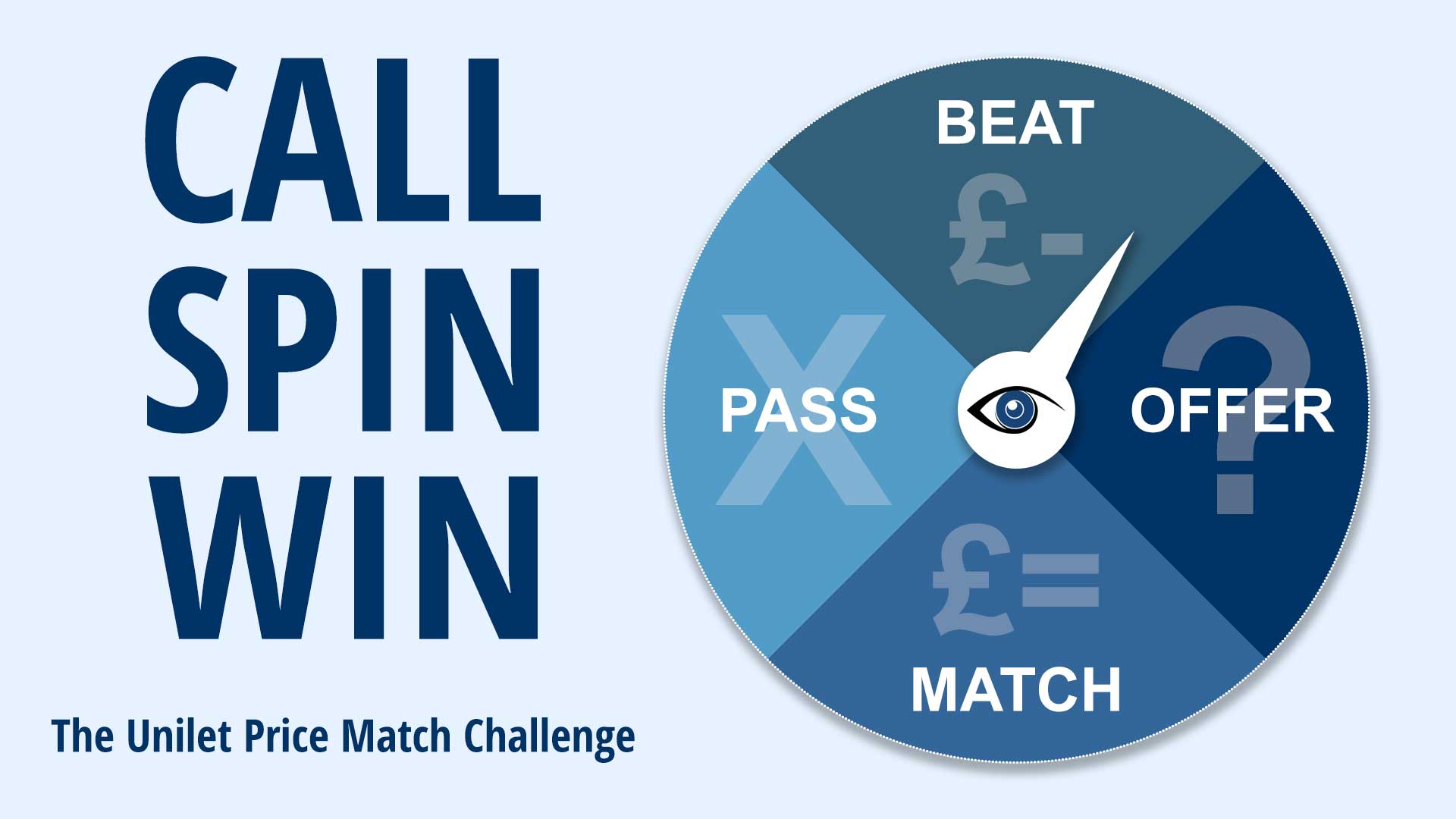 Call - Spin - Win | Unilet Price Match Challenge