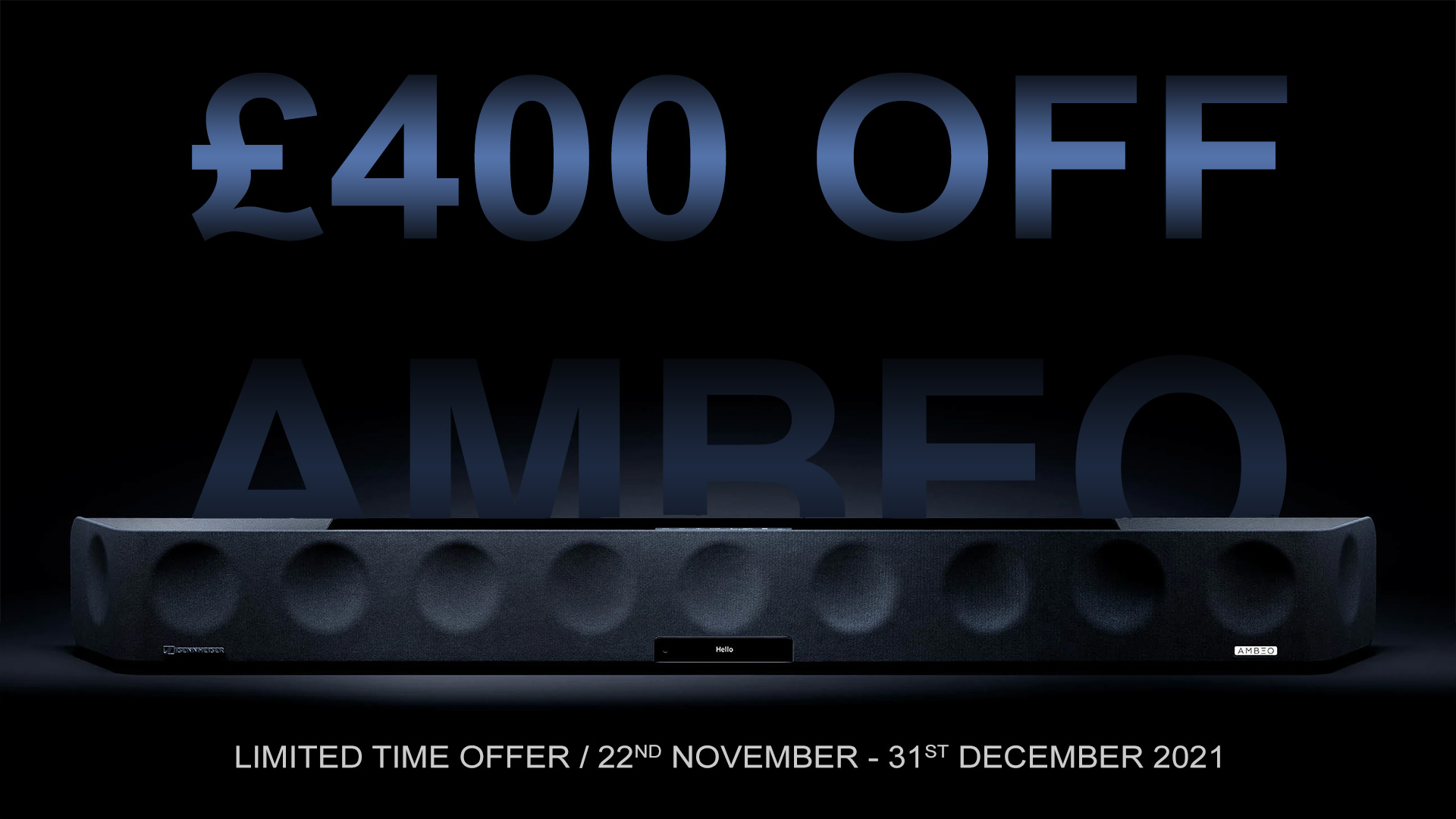 Sennheiser AMBEO Soundbar Promotion | Unilet Sound & Vision